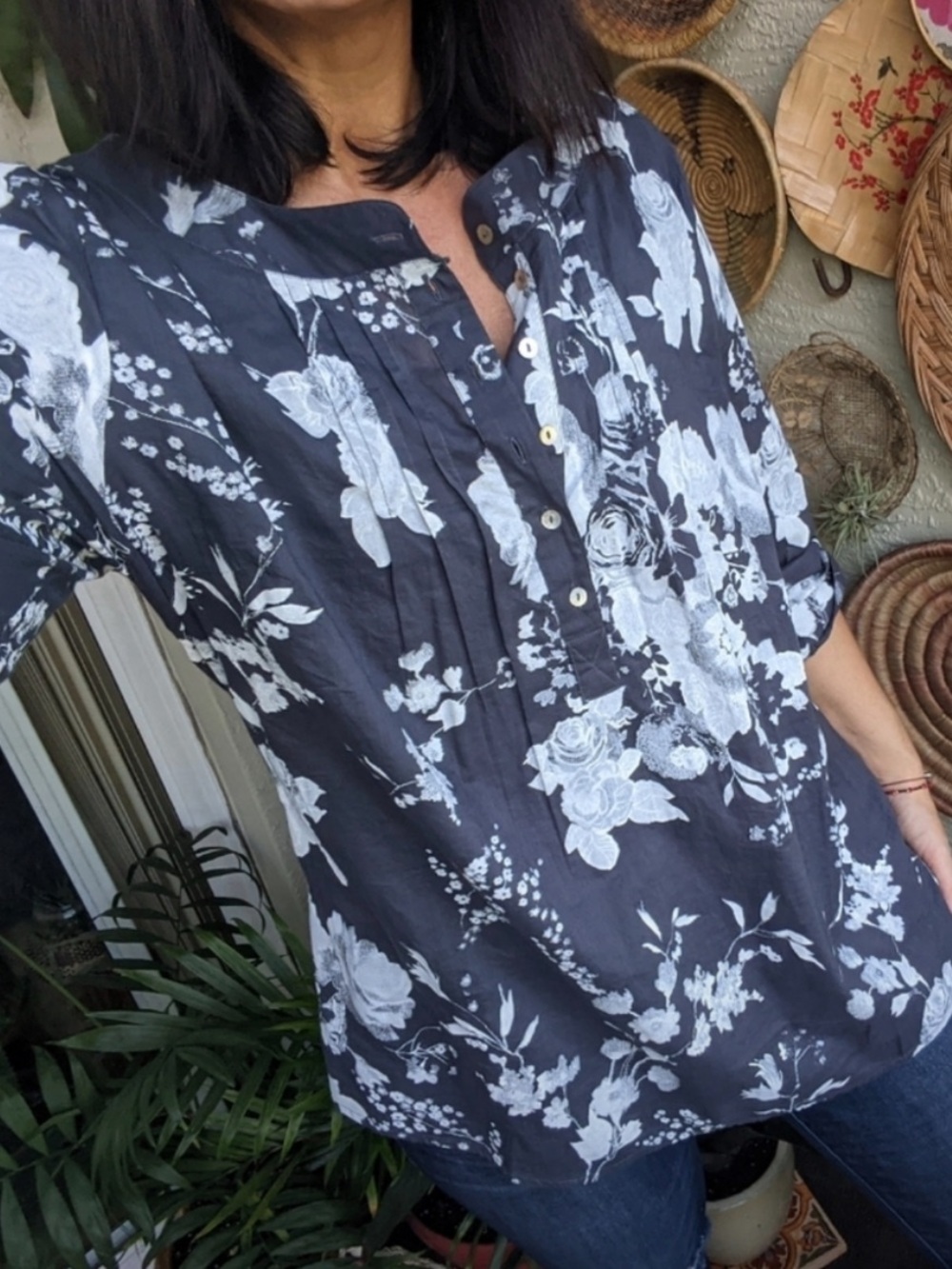 Soft Surroundings Tuberosa Tunic Top
